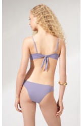BIQUÍNI BUSTIÊ DRAPING LILÁS