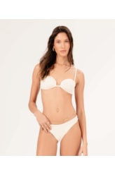 Biquíni Bustiê Draping Off White