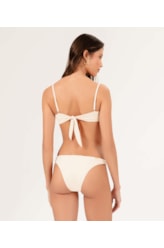 Biquíni Bustiê Draping Off White