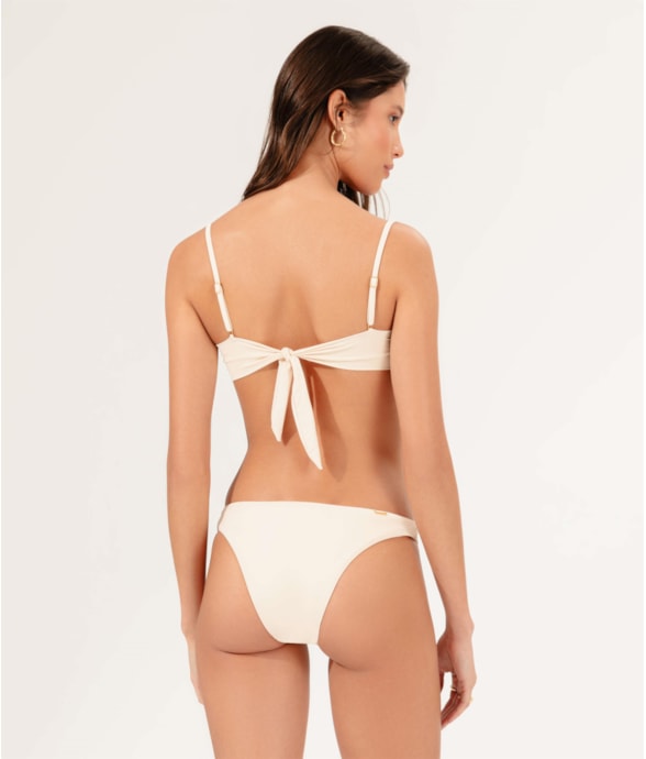 Biquíni Bustiê Draping Off White