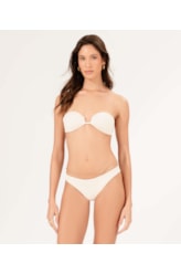 Biquíni Bustiê Draping Off White