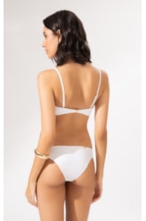 Biquíni Bustiê GUIPURE Branco