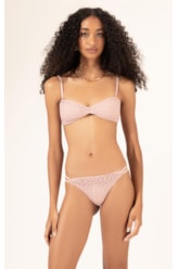 Biquíni Bustiê MESH LUREX Rosê