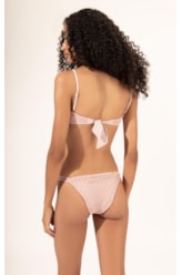 Biquíni Bustiê MESH LUREX Rosê