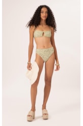 Biquíni Bustiê Rendado Lux Verde Água