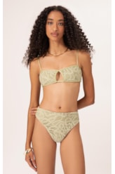 Biquíni Bustiê Rendado Lux Verde  Água