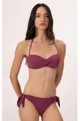 Biquíni Bustiê Torcido Clássicos Mauve