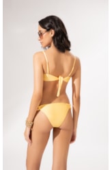 Biquíni Bustiê Torcido Le Soleil Amarelo Claro