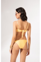 Biquíni Bustiê Torcido Le Soleil Amarelo Claro