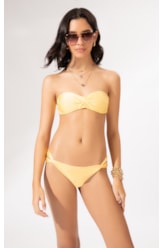 Biquíni Bustiê Torcido Le Soleil Amarelo Claro