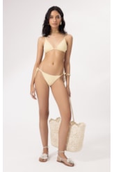 Biquíni Cortininha Bobby Amarelo Manteiga