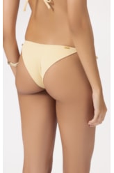 Biquíni Cortininha Bobby Amarelo Manteiga