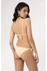 Biquíni Cortininha Bobby Amarelo Manteiga