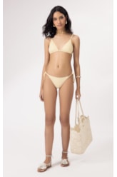 Biquíni Cortininha Bobby Amarelo Manteiga