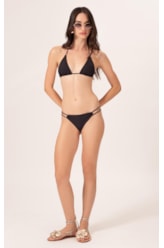 BIQUÍNI CORTININHA CANELADO FLOW PRETO