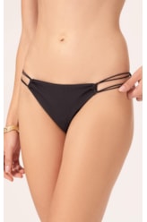 BIQUÍNI CORTININHA CANELADO FLOW PRETO