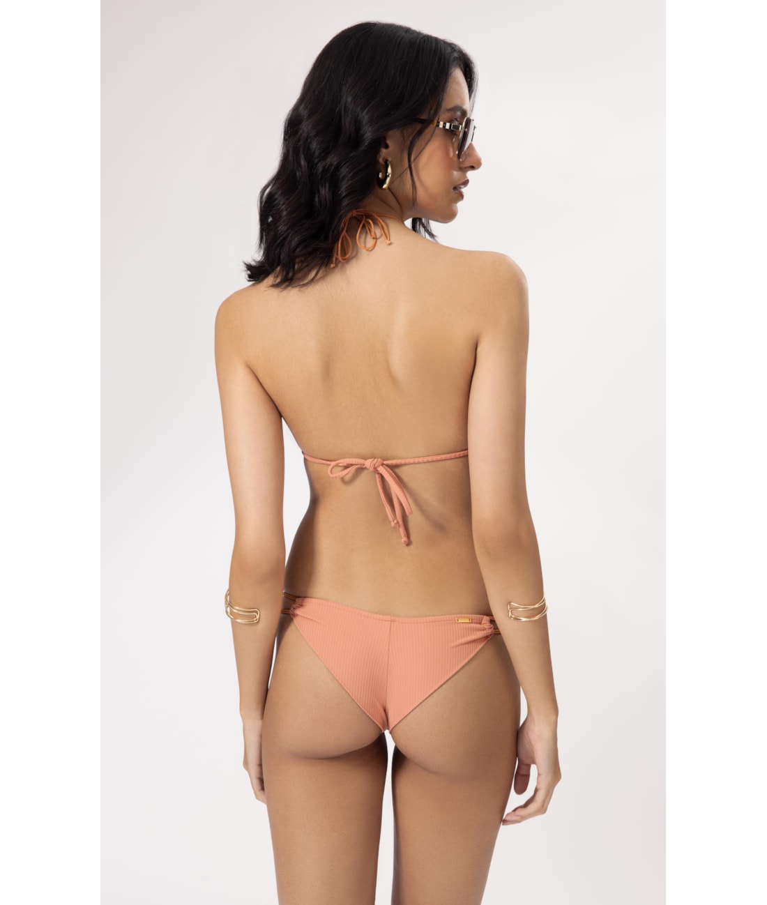 BIQUÍNI CORTININHA CANELADO FLOW SALMÃO