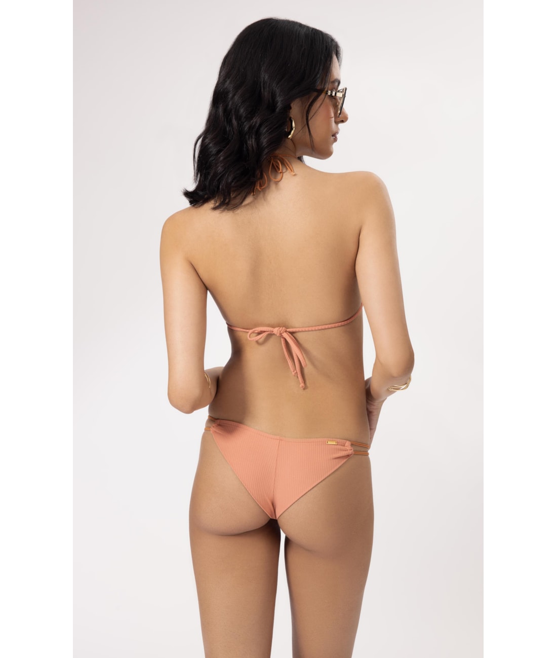 BIQUÍNI CORTININHA CANELADO FLOW SALMÃO