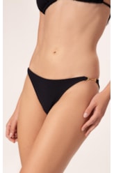 Biquíni Cortininha Canelado Sculpt Preto
