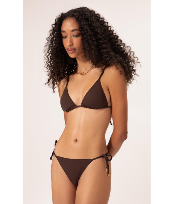 Biquíni Cortininha Clássicos CAFÉ