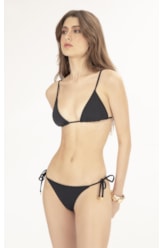 Biquíni Cortininha Clássicos Preto