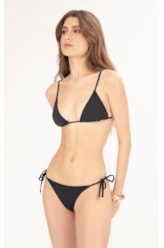 Biquíni Cortininha Clássicos Preto
