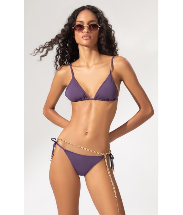 BIQUÍNI CORTININHA CLÁSSICOS ROXO