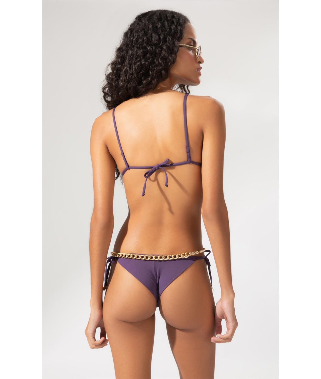 BIQUÍNI CORTININHA CLÁSSICOS ROXO