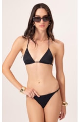 Biquíni Cortininha Draping Preto