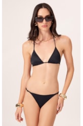 Biquíni Cortininha Draping Preto