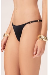 Biquíni Cortininha Draping Preto