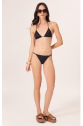 Biquíni Cortininha Draping Preto