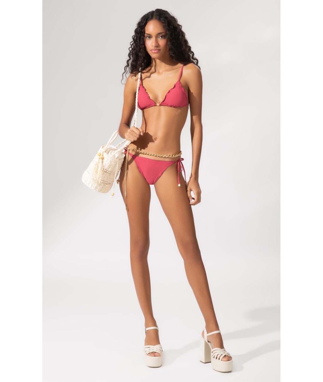 Biquíni Cortininha Frufru Clássicos Melancia