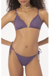 BIQUÍNI CORTININHA FRUFRU CLÁSSICOS ROXO