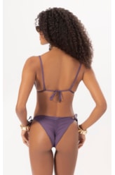 BIQUÍNI CORTININHA FRUFRU CLÁSSICOS ROXO