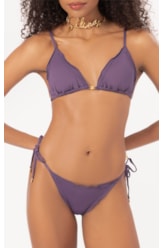 BIQUÍNI CORTININHA FRUFRU CLÁSSICOS ROXO