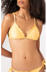 Biquíni Cortininha Frufru Le Soleil Amarelo Claro