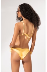 Biquíni Cortininha Frufru Le Soleil Amarelo Claro