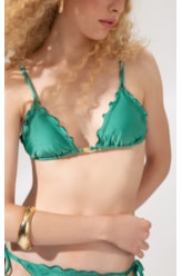 Biquíni Cortininha Frufru Le Soleil Verde Claro