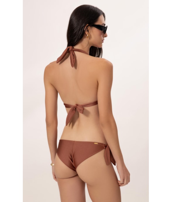 Biquíni Cortininha Lenço Bel Air Marrom