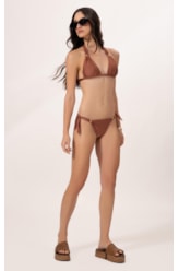 Biquíni Cortininha Lenço Bel Air Marrom