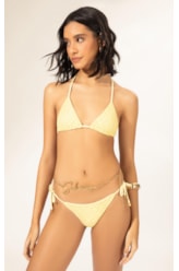 Biquíni Cortininha MESH LUREX Amarelo Claro