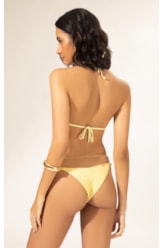 Biquíni Cortininha MESH LUREX Amarelo Claro