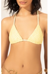 Biquíni Cortininha MESH LUREX Amarelo Claro