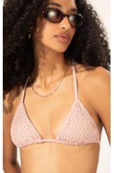 Biquíni Cortininha MESH LUREX Rosê