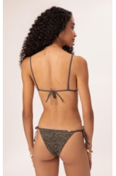 Biquíni Cortininha Rendado Lux Gráfite