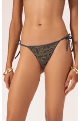 Biquíni Cortininha Rendado Lux Gráfite