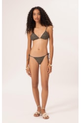 Biquíni Cortininha Rendado Lux Gráfite