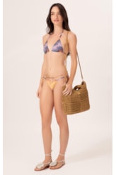 Biquíni Cortininha Rolotê Brushed Roxo