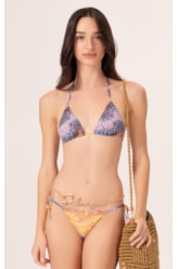 Biquíni Cortininha Rolotê Brushed Roxo